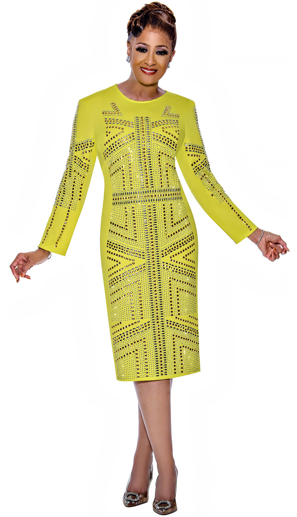Dorinda Clark Cole Green Dress DCC5431
