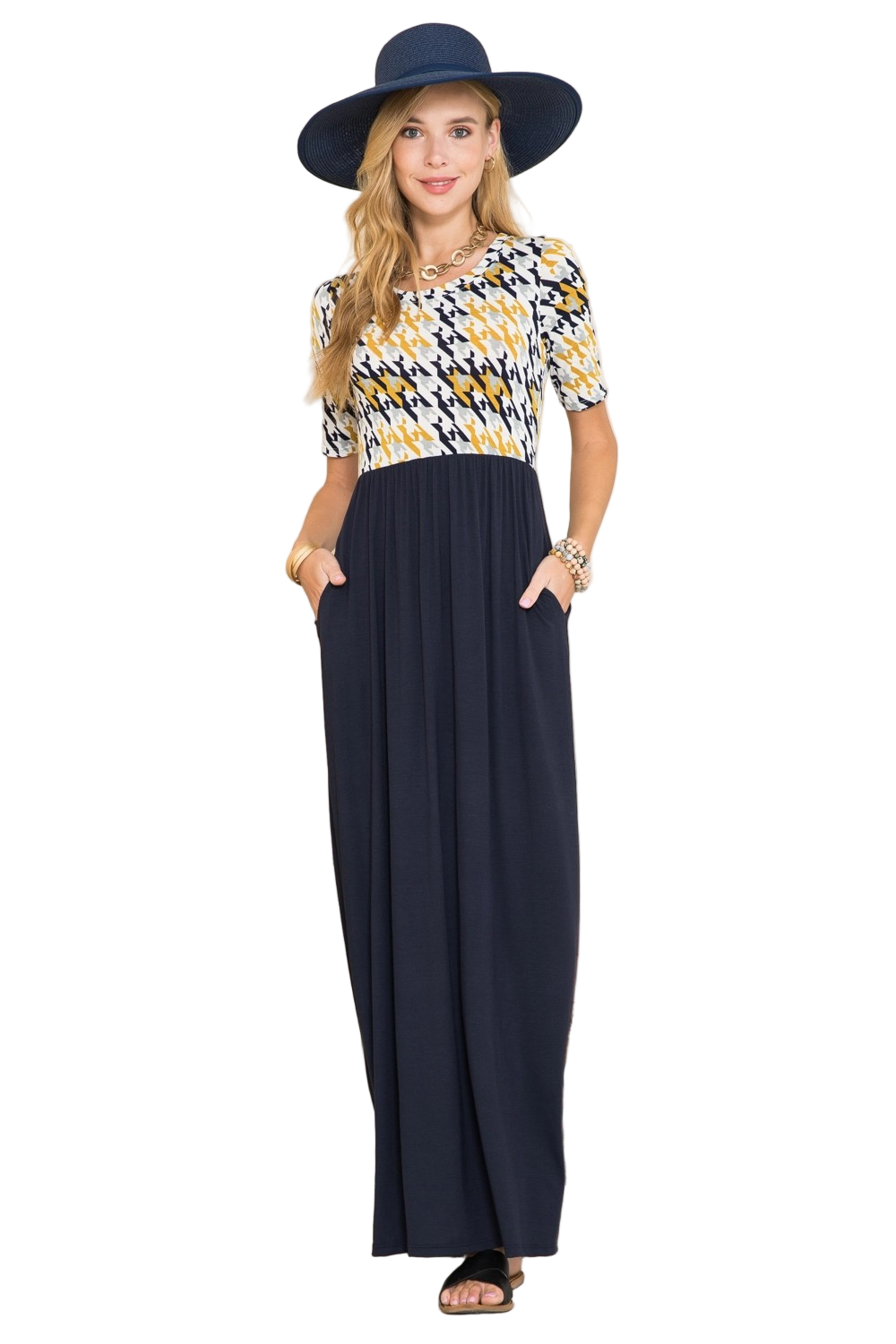 Celeste Maxi Dress Navy