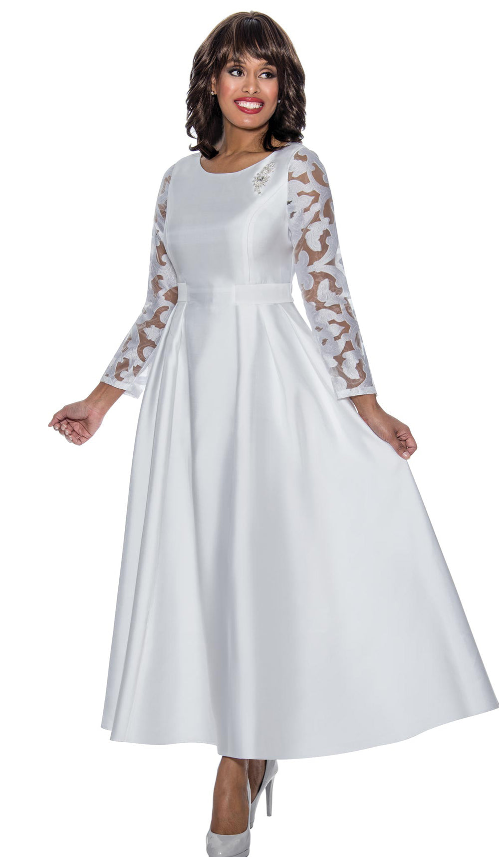 Dresses By Nubiano White Dress DN1471