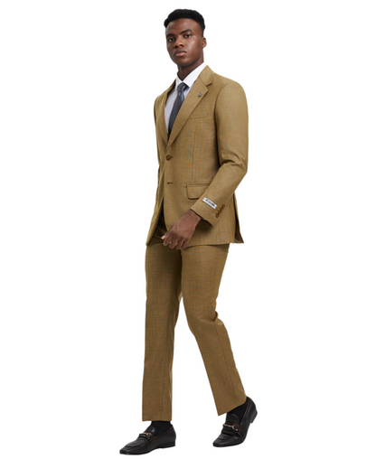 Stacy Adams 3 PC Oatmeal Suit SM324H1-05