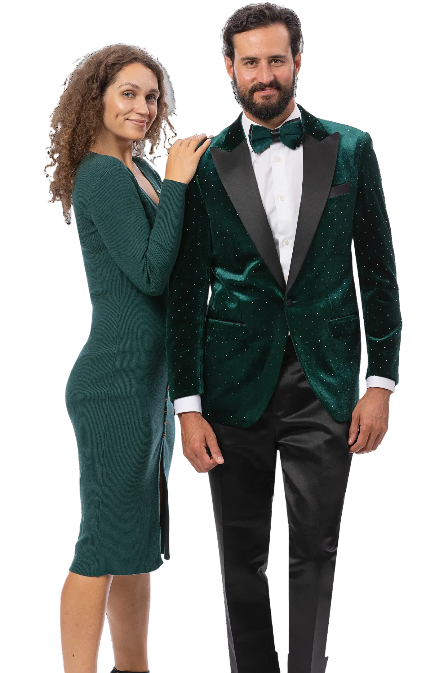Kent & Park Fashion Blazer J198 Green/Polka Dot