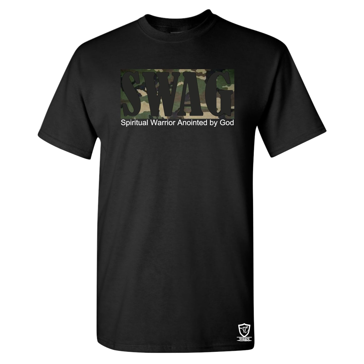 Swag Tee (Black/Green Camo)