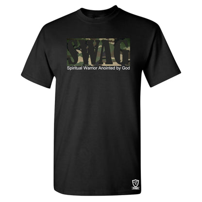 Swag Tee (Black/Green Camo)