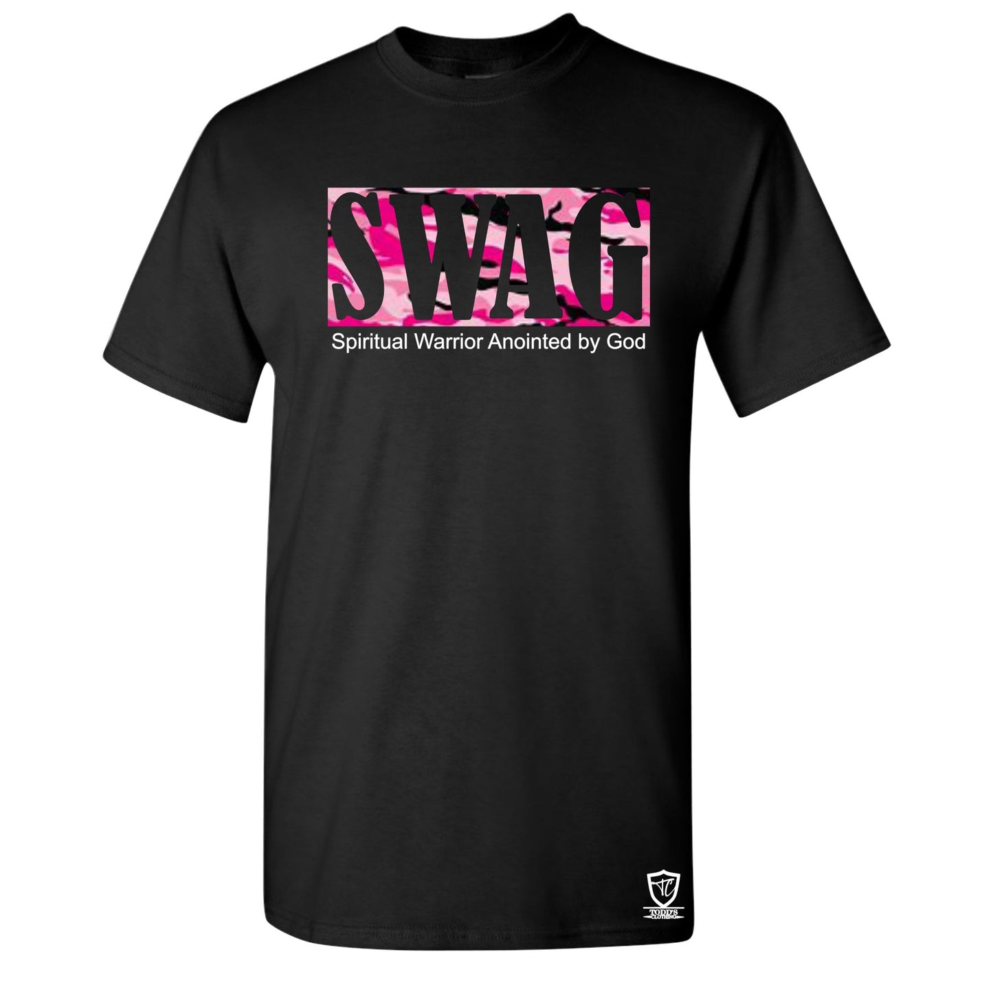 Swag Tee (Black/Pink Camo)