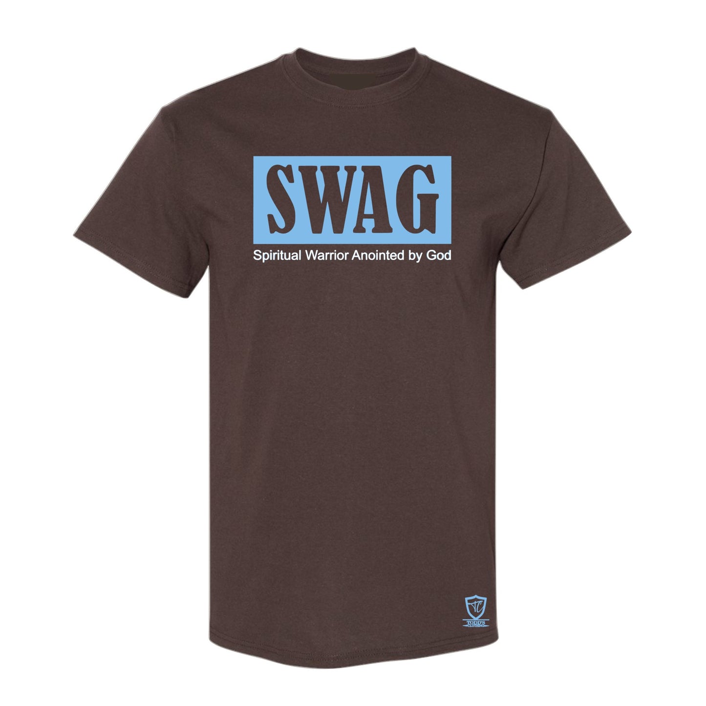 Swag Tee (Chocolate/Blue)