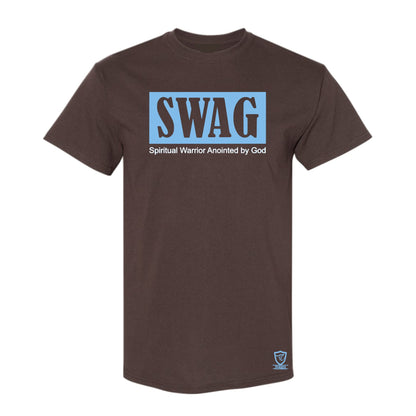 Swag Tee (Chocolate/Blue)