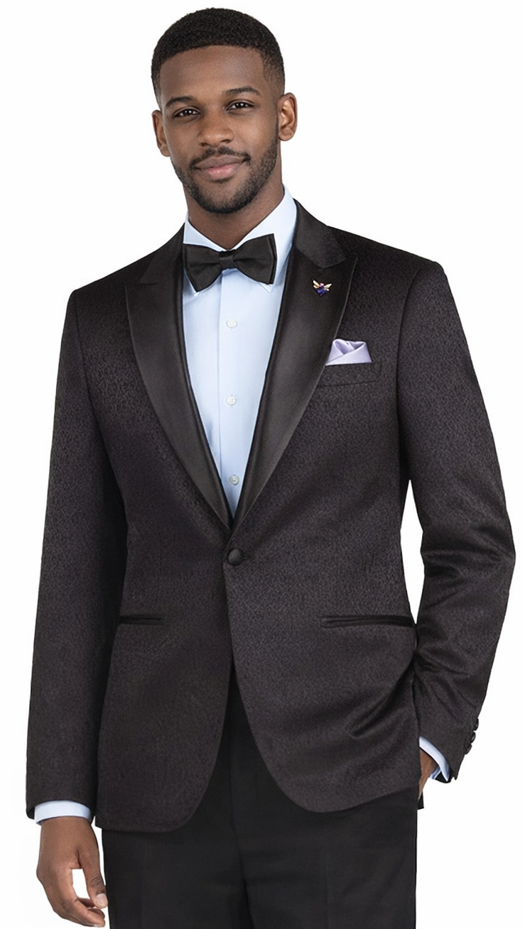 Vinci Slim Fit Jacket BSF-20 Black