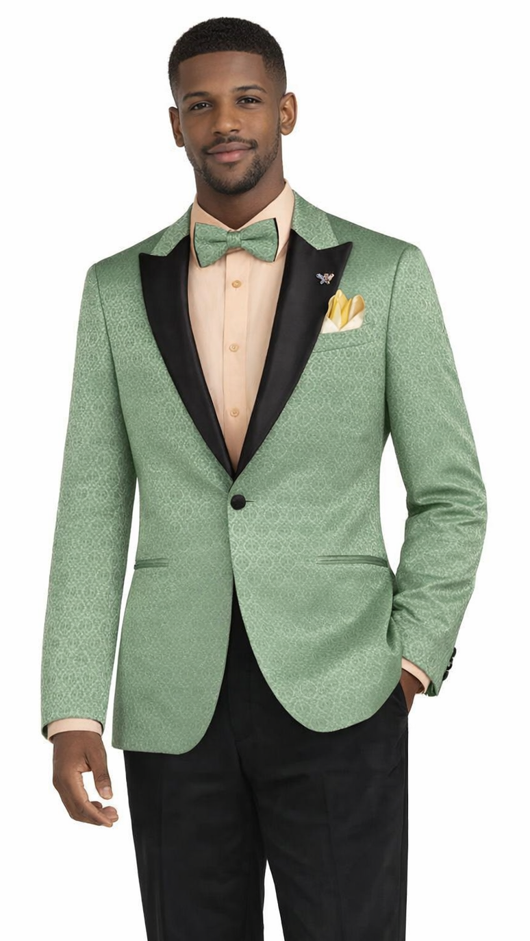 Vinci Slim Fit Jacket BSF-20 Basile Green