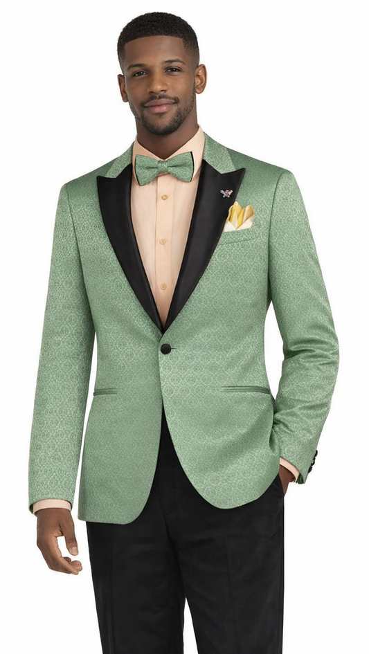 Vinci Slim Fit Jacket BSF-20 Basile Green
