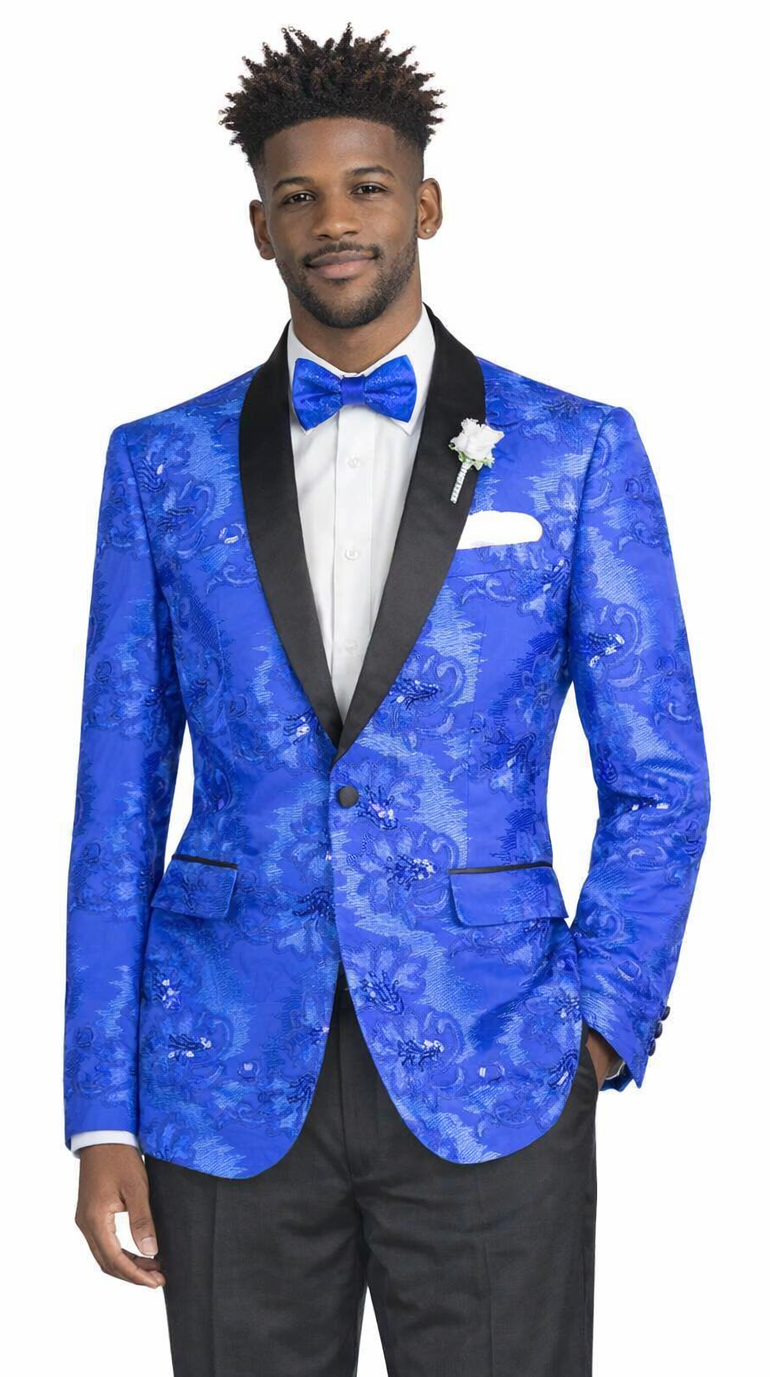 Vinci Slim Fit Jacket BSF-13 Royal