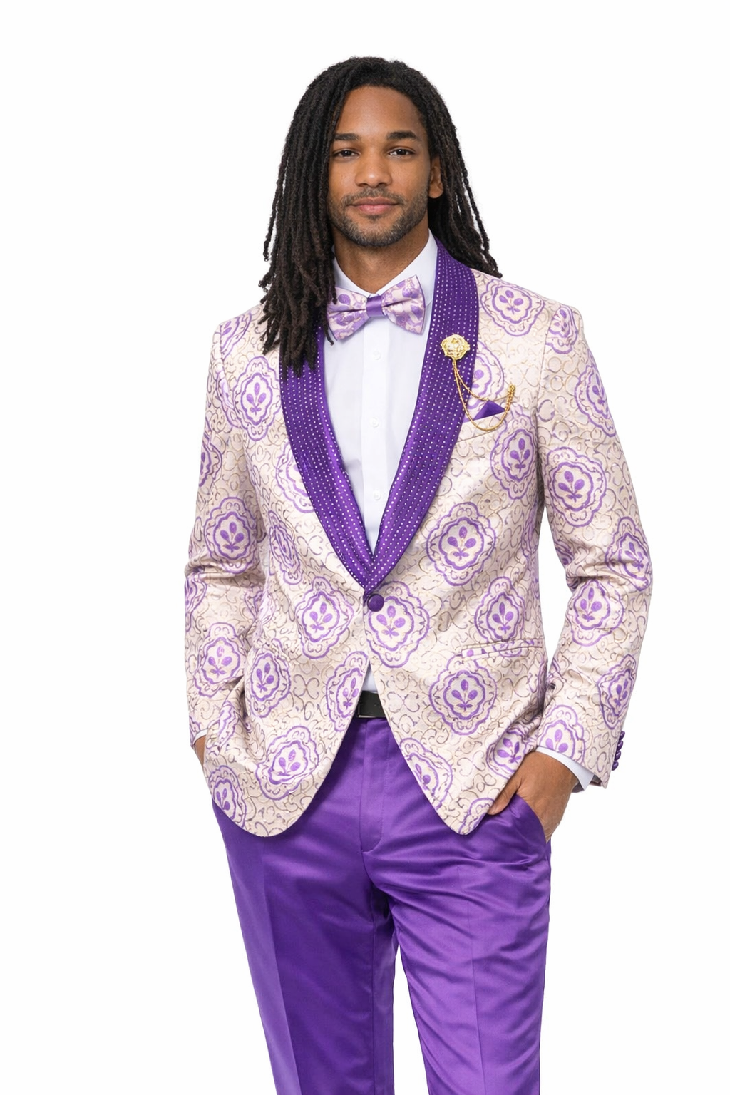 Kent & Park Tuxedo JP135 Purple