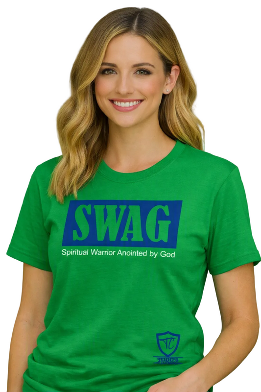 SWAG Tee (Green/Blue)