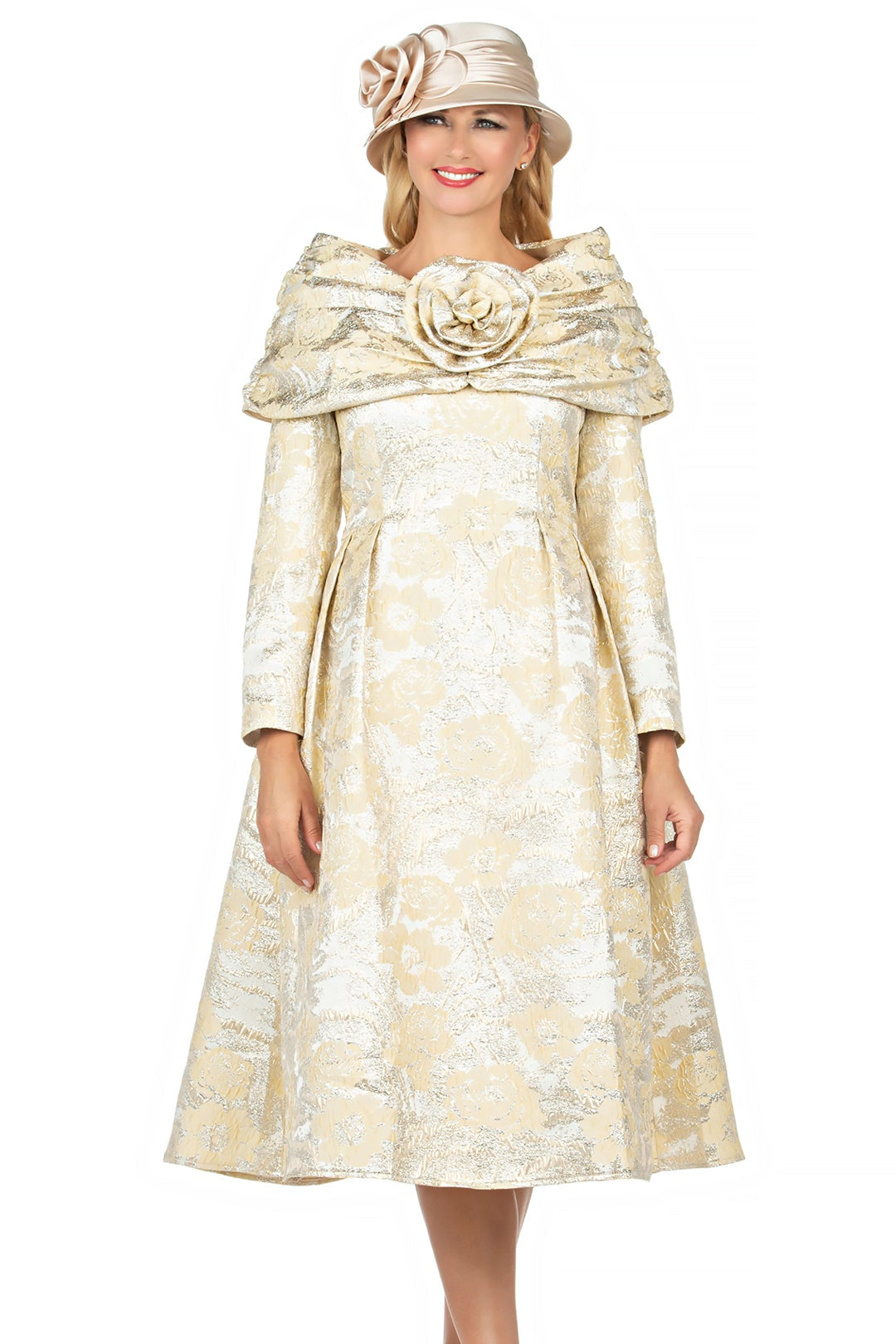 Giovanna Champagne Dress D1568