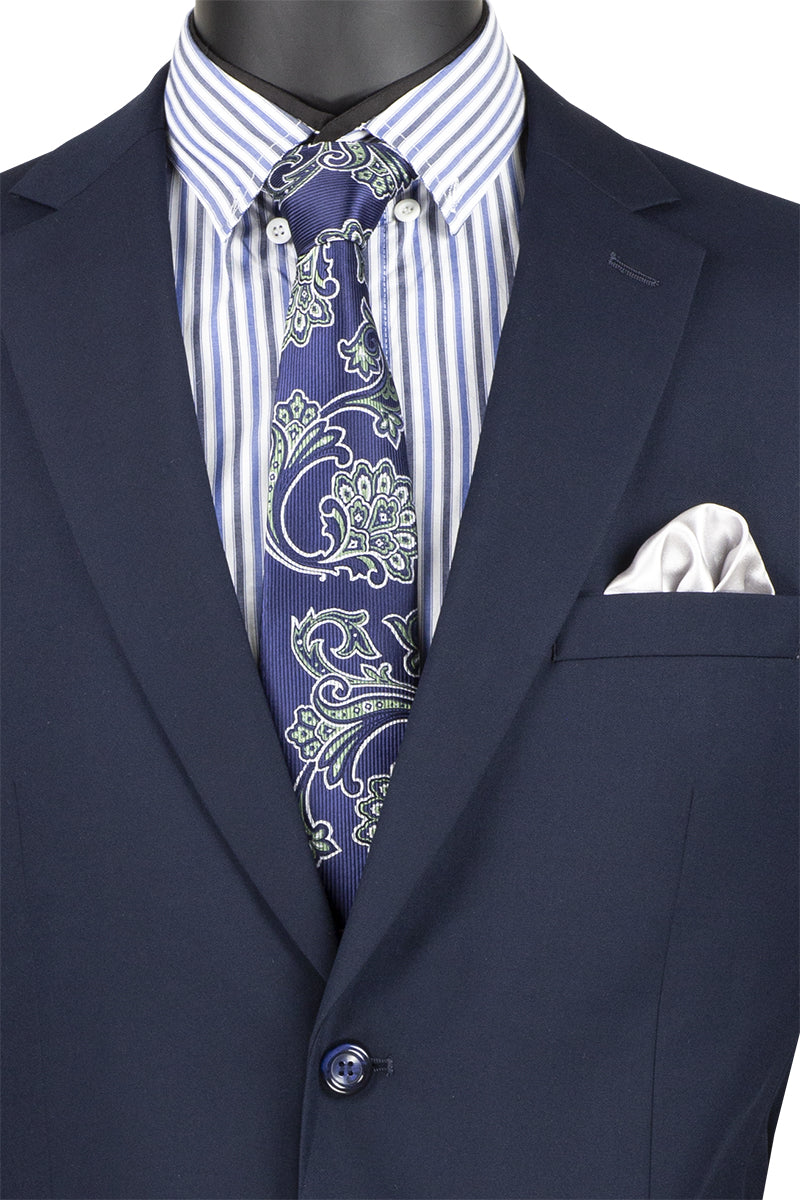 Vinci Executive Fit 2 PCS Suit F-2C900 Navy