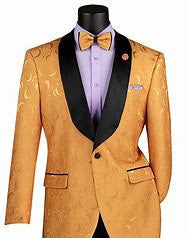 Vinci 2 Button Regular Fit Sport Coat BF-8 Gold