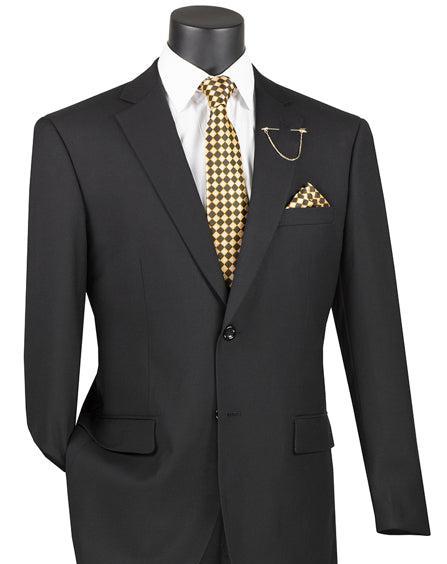 Vinci Executive Fit 2PCS Suit F-2C900 Black