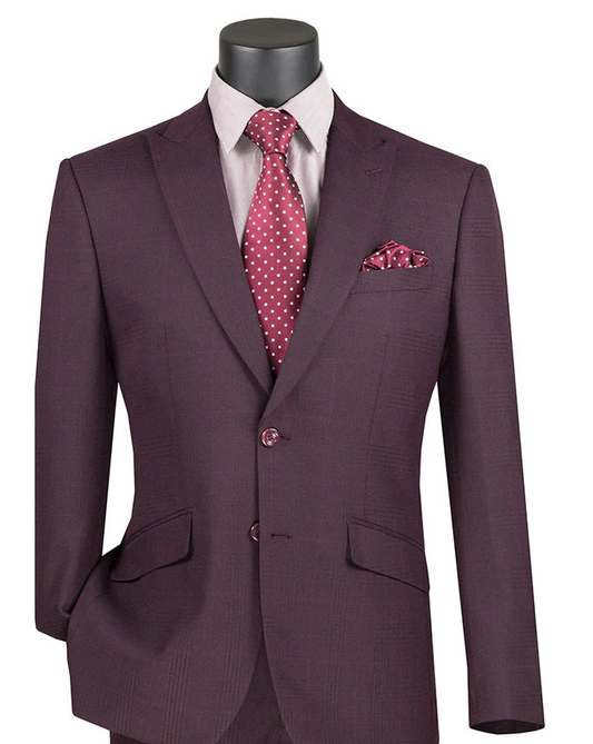 Vinci Slim Fit Suit S2RW-1