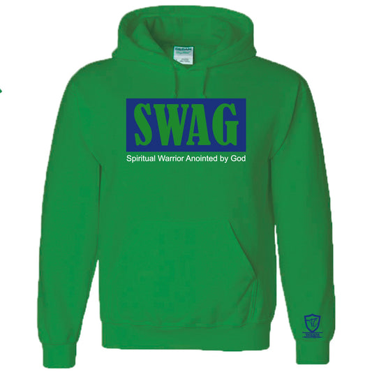 SWAG Hoodie Green/Blue