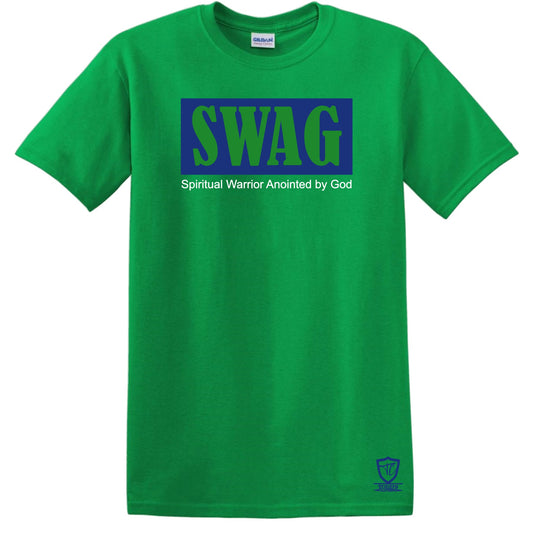 SWAG Tee (Green/Blue)