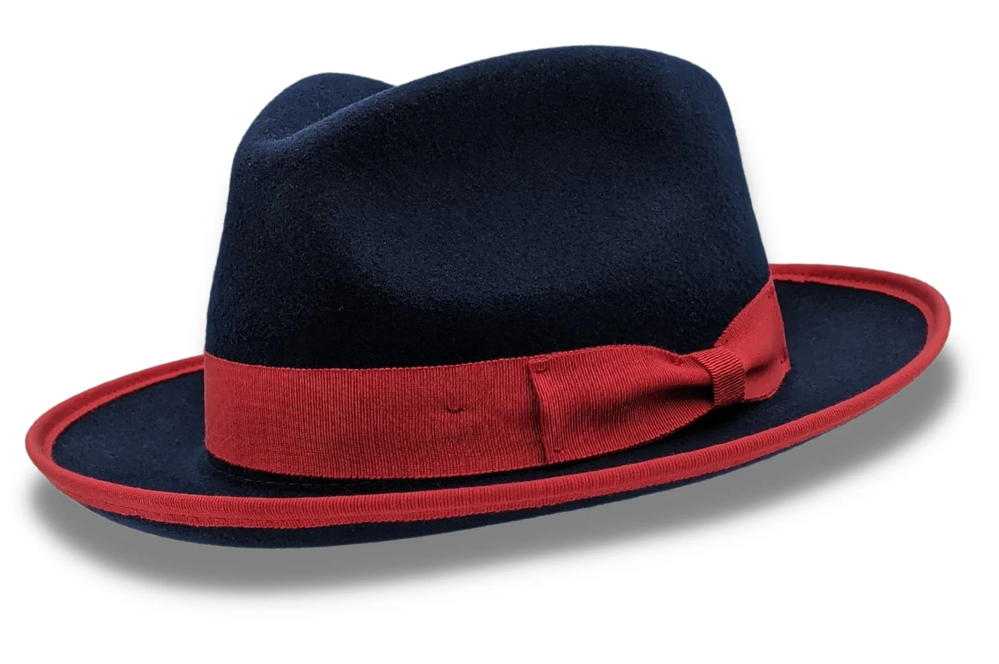 Montique H-83 Fedora Navy Hat