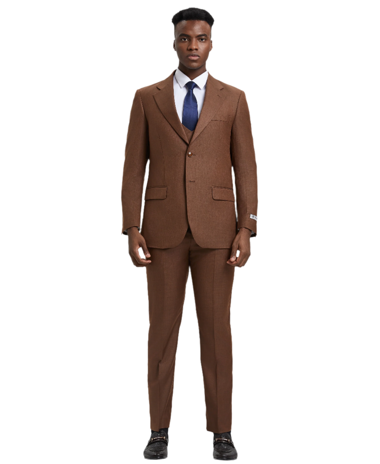 Stacy Adams 3 PC Cognac Suit SM324H1-06