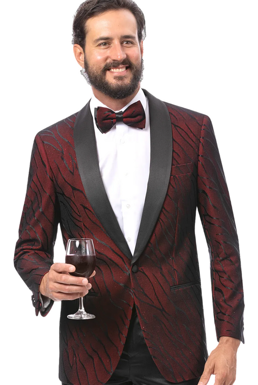 Kent & Park Fashion Blazer J202 Whine/Blk