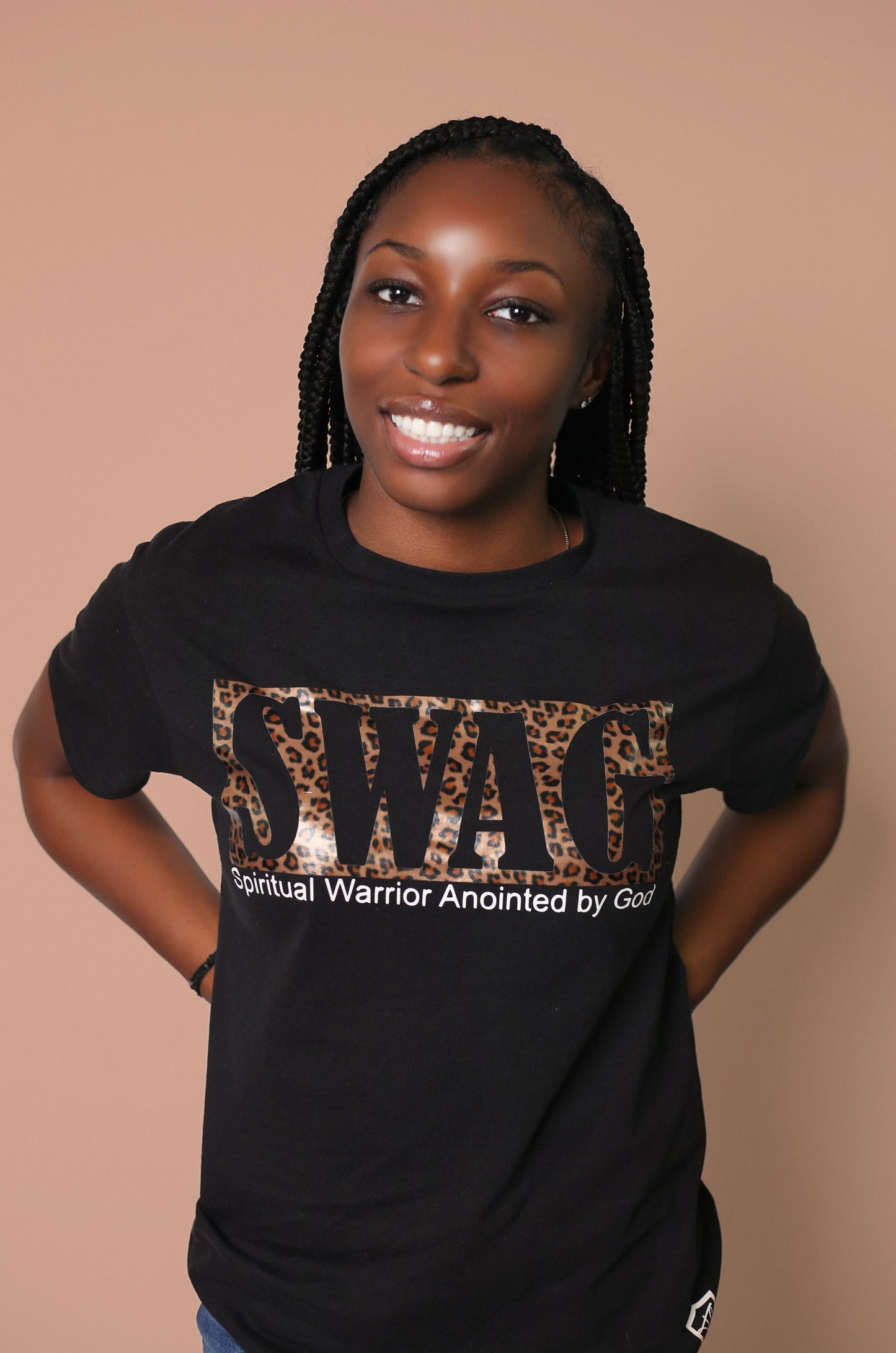 Swag Tee (Black/Cheetah 1)